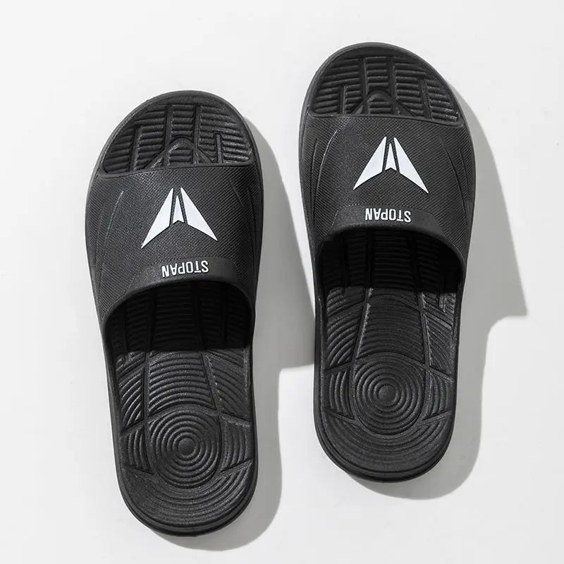 2024 New Men's Slippers Plus Size Men Indoor Home Slippers Bath Slipper PVC Soft Sole anti slip Outdoor Beach Flip Flops Sandals
