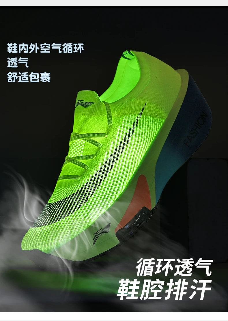 Air cushion Running Shoes Speciality Marathon Men Sports Breathable Lightweight Women's Comfortable Athletic Nonskid Sneakers