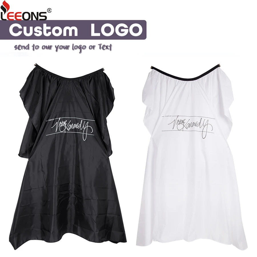 Leeons Barber Cape With Adjustable Snap Closure Waterproof Hair Cutting Salon Cape For Unisex Salon Gown Apron For Hairstylists