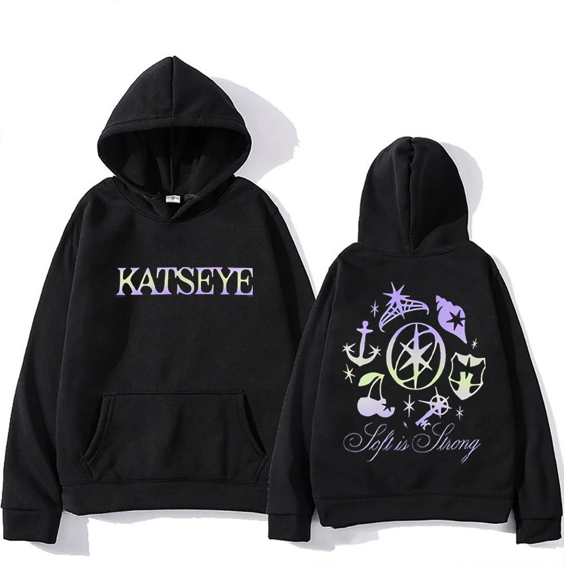 Katseye fashion Hoodie Men Women 2025 oversized Long Sleeve clothing Casual Sweatshirts vintage Unisex Bodywarmer Hood pullovers