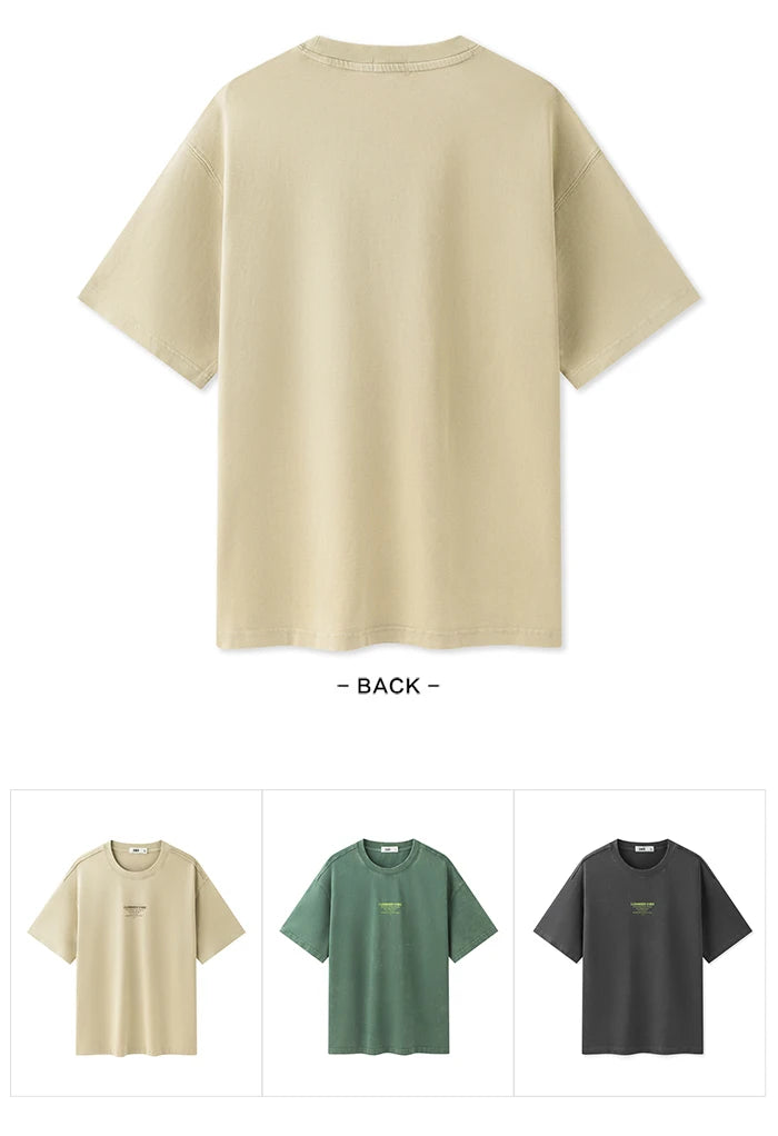 Semir Men T Shirts Short-Sleeve T-Shirt Summer New Arrival 2024 Loose Fit And Contrasting Print Design Simple Tee Top Men
