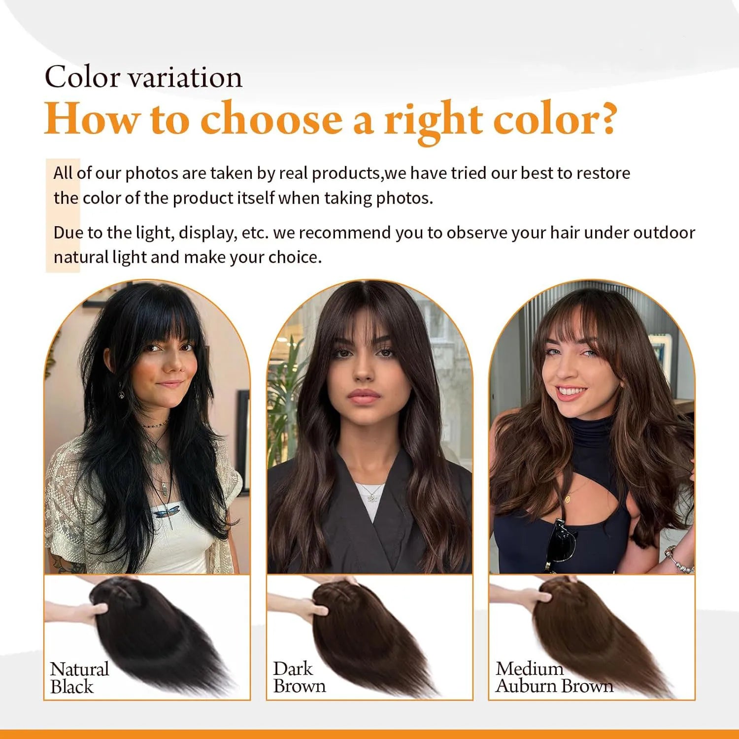 11x13cm Dark Brown Human Hair Topper Silk Base Hand Tied Silk Top Toupee Breathable Remy Hair Piece with Clips in for Women