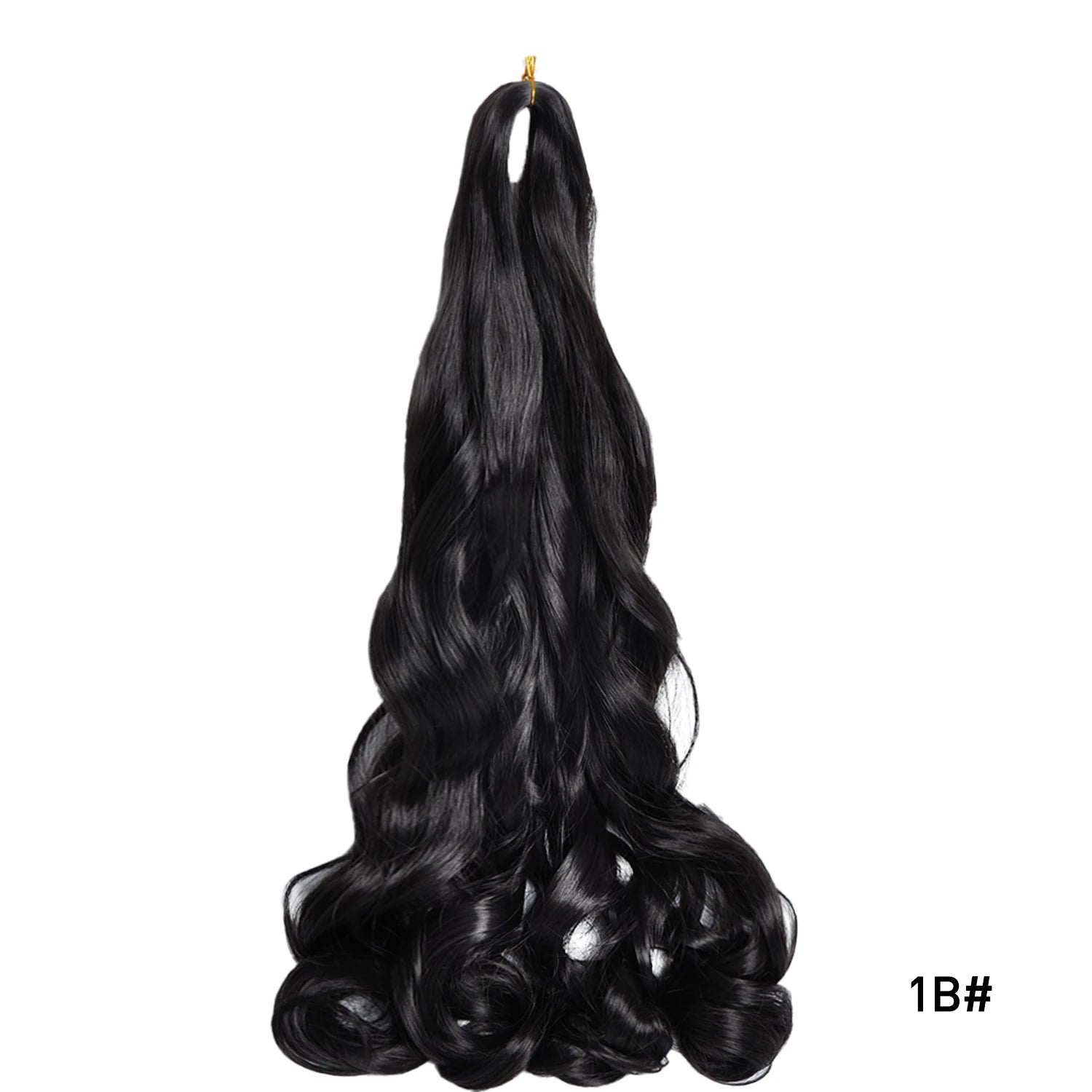 French Curls Braiding Hair Extensions 24Inch Synthetic Curl Hair Loose Wave Spiral Curl Crochet Hair Braids For Black Women
