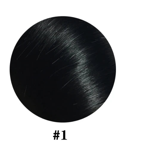 Human Hair Extensions Invisible Wire Hair Extensions Black Remy fish line hair Hairpiece with Fish Line
