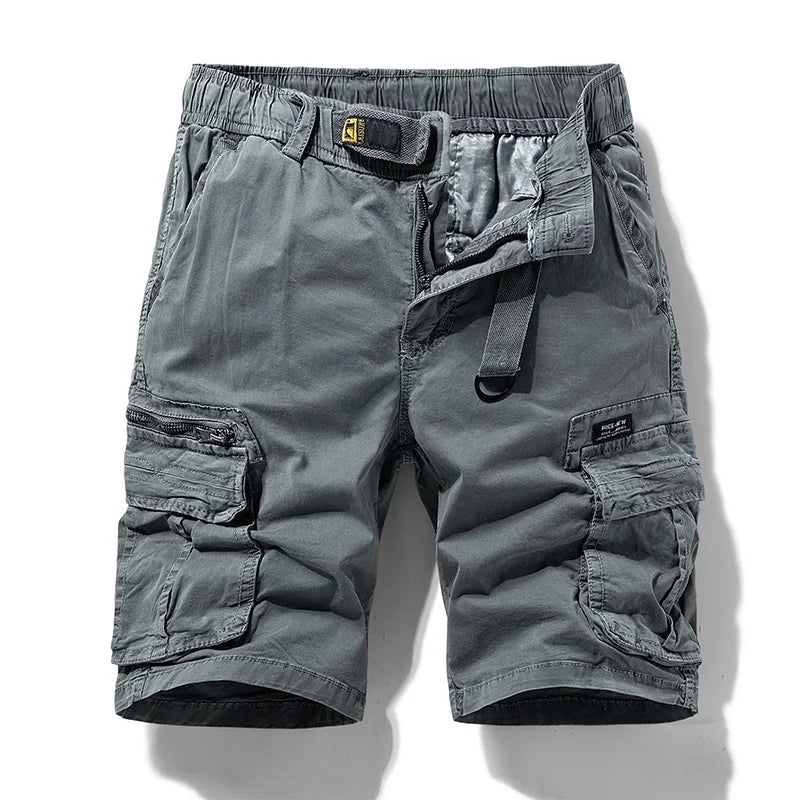 2024 New Summer Men Cotton Cargo Camouflage Shorts Men Clothing Casual Breeche Bermuda Beach Jogger Shorts Male Hot Dropshipping
