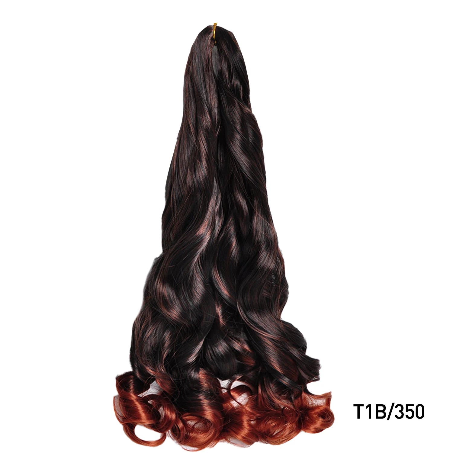 French Curls Braiding Hair Extensions 24Inch Synthetic Curl Hair Loose Wave Spiral Curl Crochet Hair Braids For Black Women