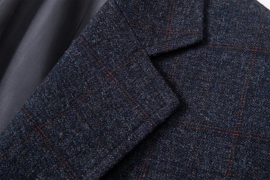Middle-Aged Men's Business Casual Suit Father's Day Gift Wedding Formal Lightweight Suit Men's 35-60 Years Old Large Size Thin Top Men's Middle-Aged and Elderly Jacket