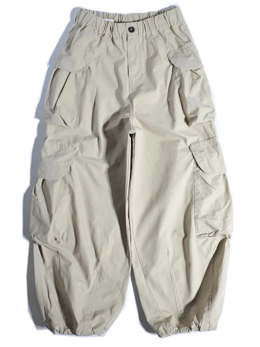 Heavyweight Wide Leg Workwear Trousers CityBoy Hong Kong Style Multi-Pocket Loose Straight Casual Shape Men's Pants