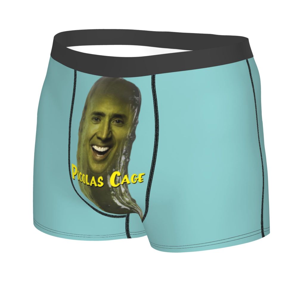 Custom Nicolas Cage Boxer Shorts For Homme 3D Printed Male Nic And His Girls Underwear Panties Briefs Breathbale Underpants