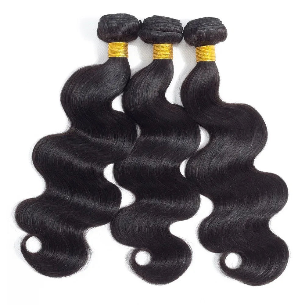 Body Wave Human Hair Bundles Brazilian Raw Human Hair 1/3/4 Bundles for Women 12A Thick Bundles human hair For Women