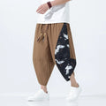 Summer Shorts Men Japanese Style Retro Comfortable Breathable Beach Pants Men Elastic Waistband Thin Loose Harun Casual Trousers