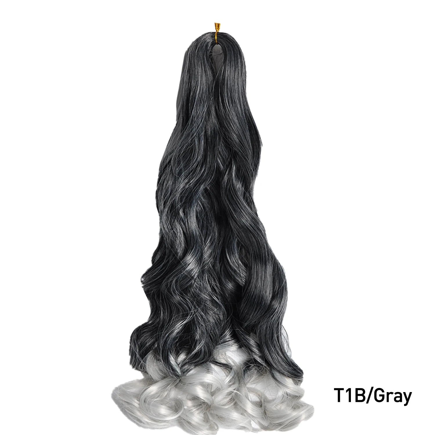 French Curls Braiding Hair Extensions 24Inch Synthetic Curl Hair Loose Wave Spiral Curl Crochet Hair Braids For Black Women
