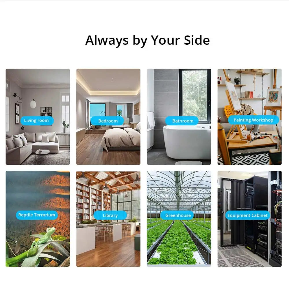 SONOFF SNZB-02P Zigbee Temperature and Humidity Sensor Smart Home Comfort Alert High Accuracy & Fast Refresh Need Zigbee Hub