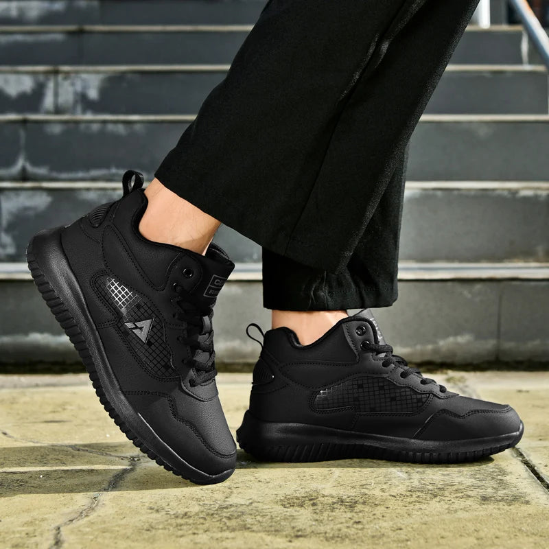 Chef shoes four season light non-slip oil-proof waterproof comfort plus size men's kitchen work shoes fashion casual men's shoes