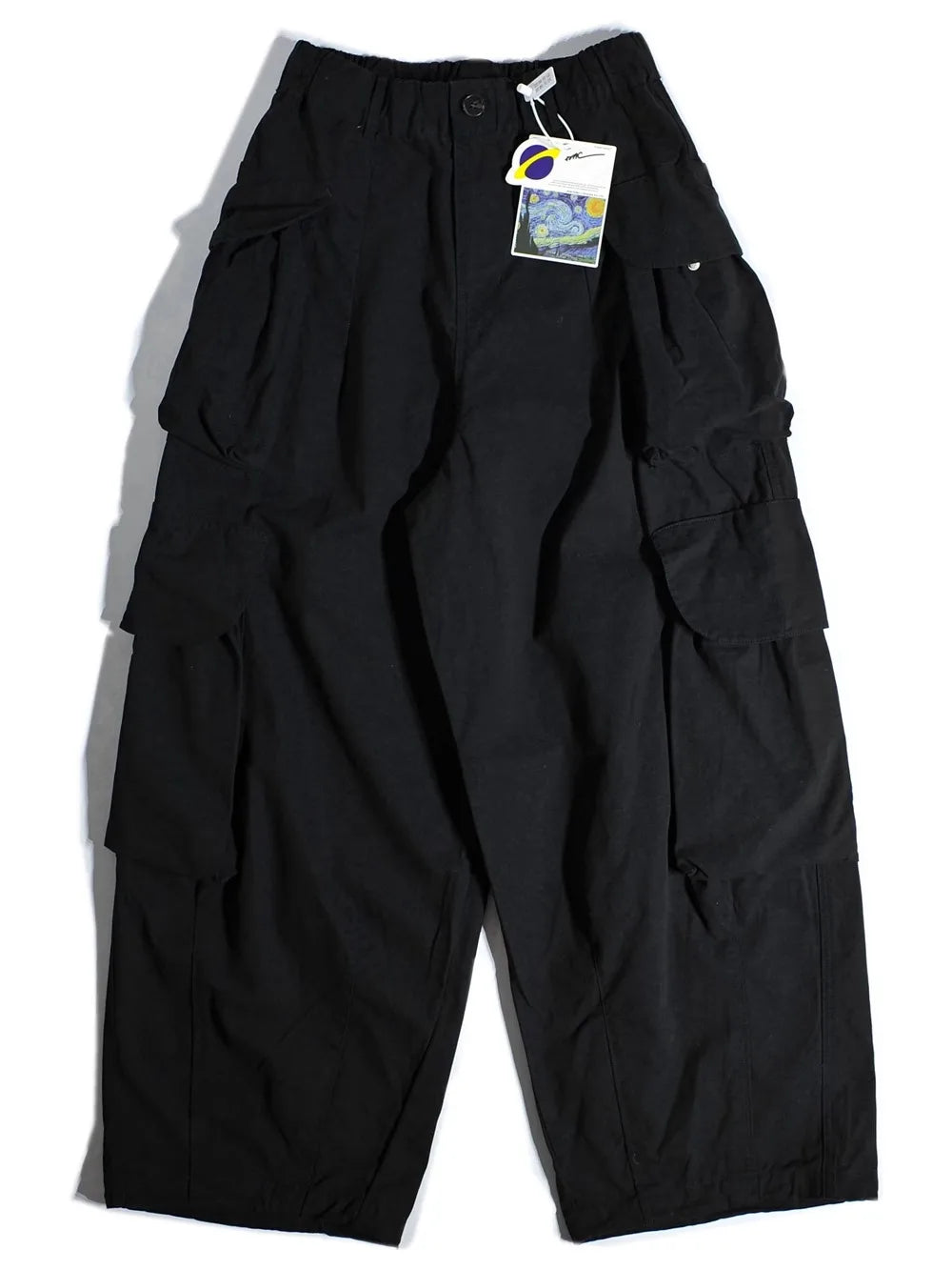 Heavyweight Wide Leg Workwear Trousers CityBoy Hong Kong Style Multi-Pocket Loose Straight Casual Shape Men's Pants