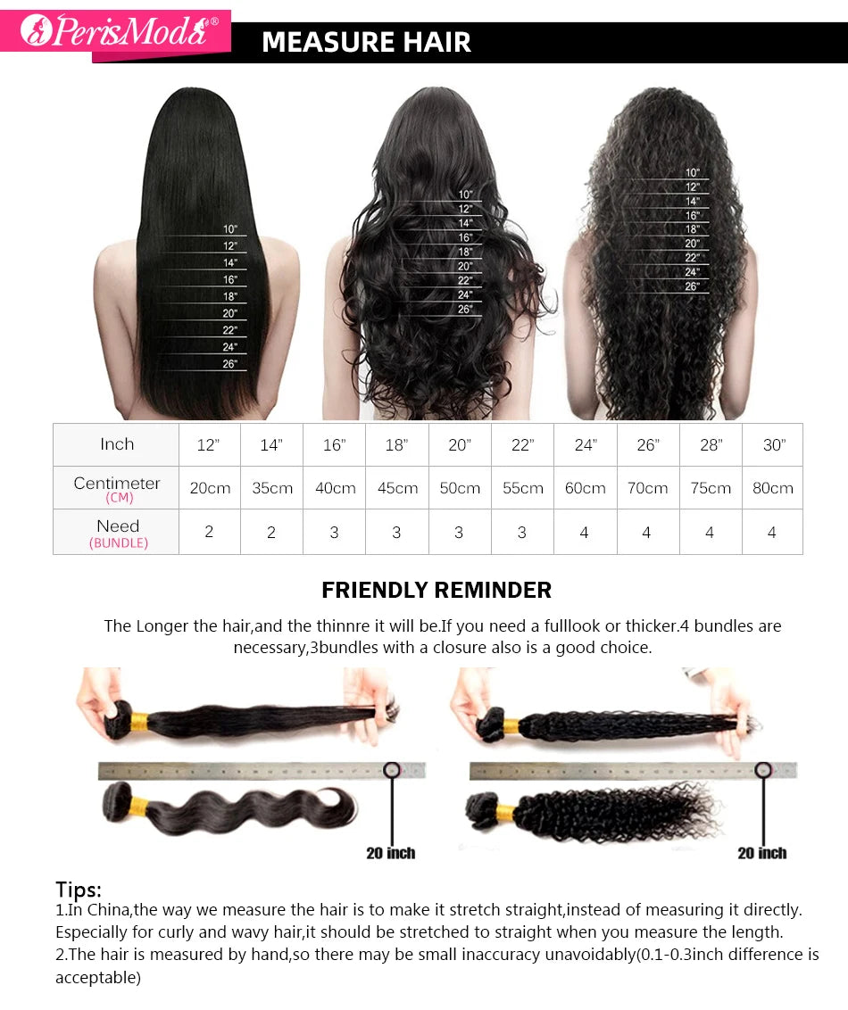 PerisModa Body Wave Human Hair Bundles With Closure 5x5 Transparent Lace 4×4 Brown Lace Brazilian Remy 12A Human Hair Extensions