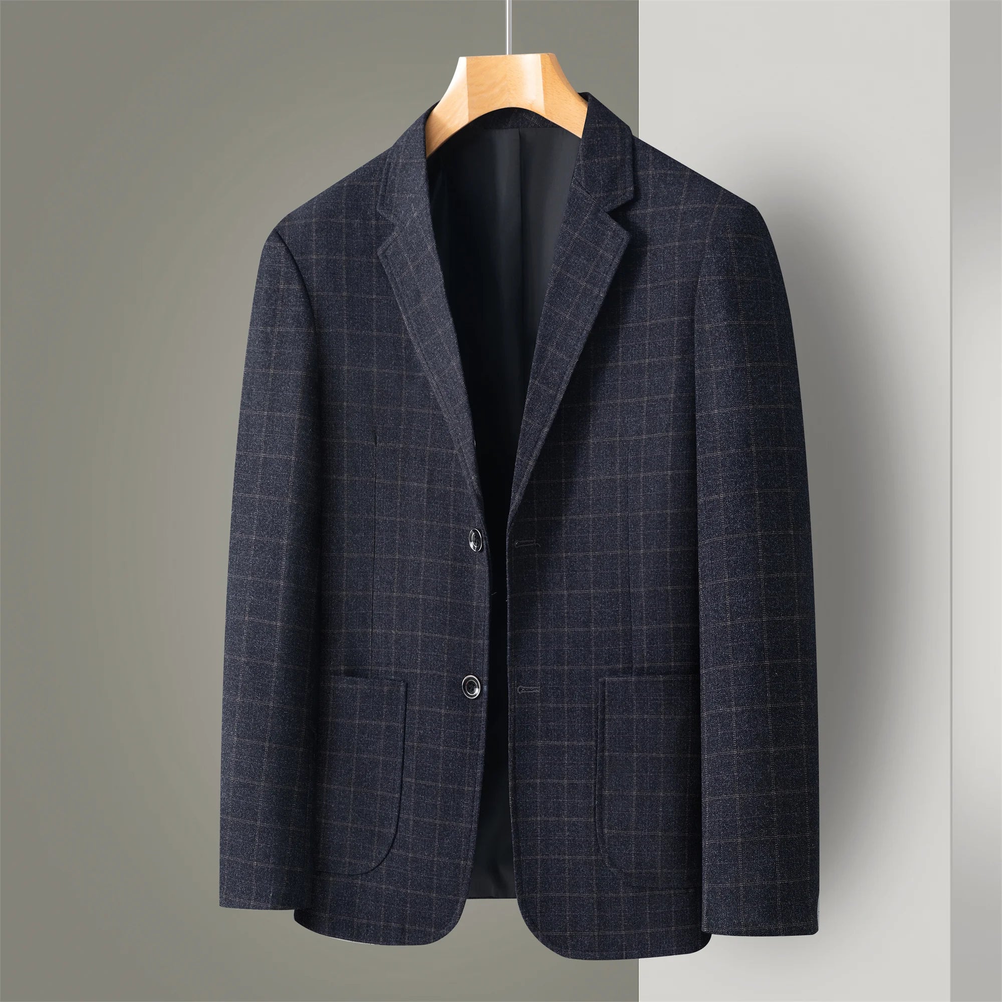 Middle-Aged Men's Business Casual Suit Father's Day Gift Wedding Formal Lightweight Suit Men's 35-60 Years Old Large Size Thin Top Men's Middle-Aged and Elderly Jacket