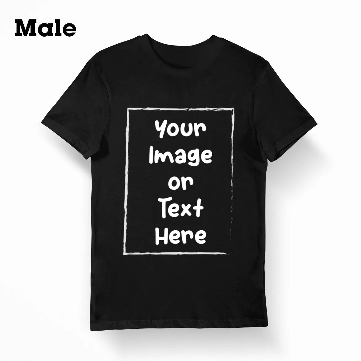 Free Shipping From US Customizable Male Female Short Sleeve