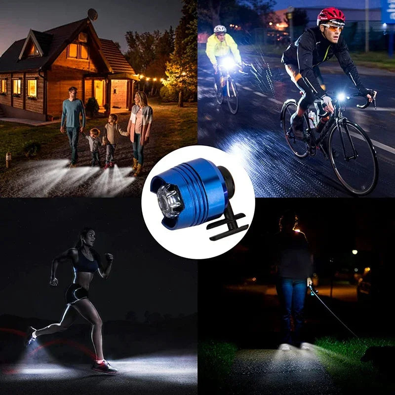 1Pcs NEW Waterproof Shoe Light Outdoor Camping Charms Adult Kids Shoe Decoration Headlights for Accessories