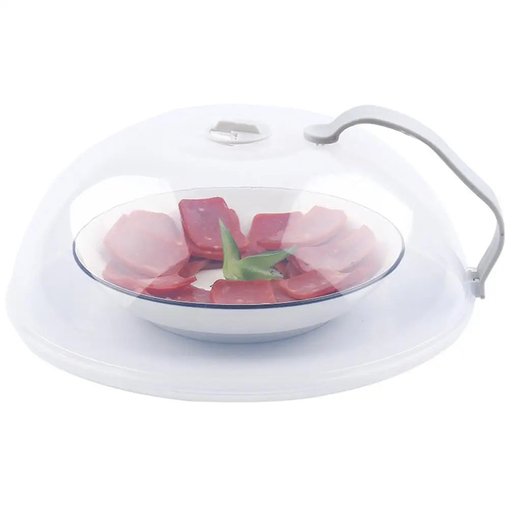 NEW Microwave Oil-proof Cover High Temperature Resistant Heating Cover Food Warming Cover with Steam Vent Fresh-keeping Cover