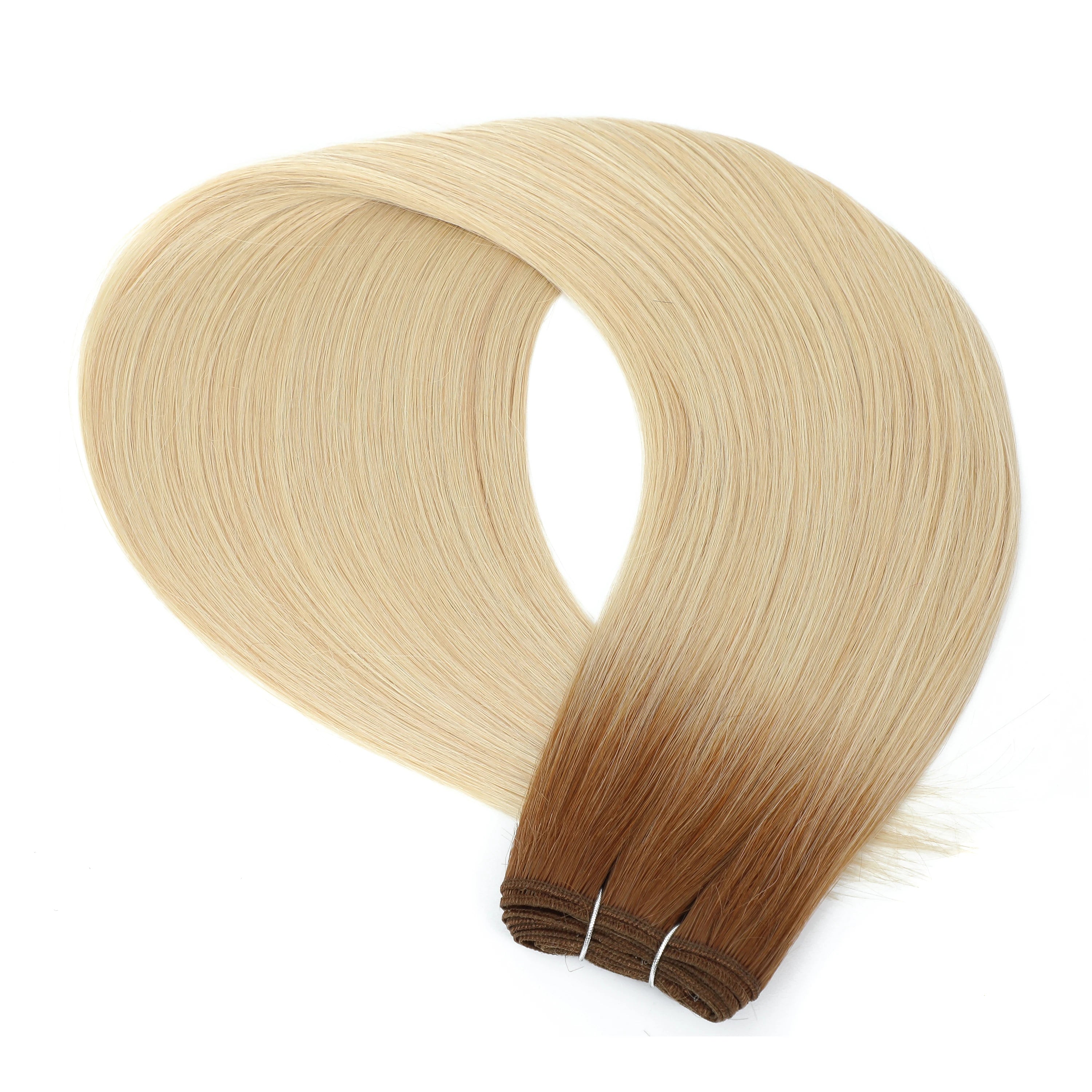 24-32 Inch Bio Protein Straight Hair Bundles Synthetic High Temperature 150g 200g Ombre Brown M888 Orange Soft Hair Weaving