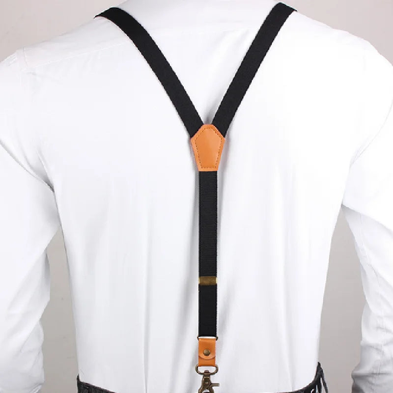 Vintage Men's Suspenders New 3 Hooks Suspenders Man For Pants Casual Mens Trouser Suspenders Fashion Adjustable Braces