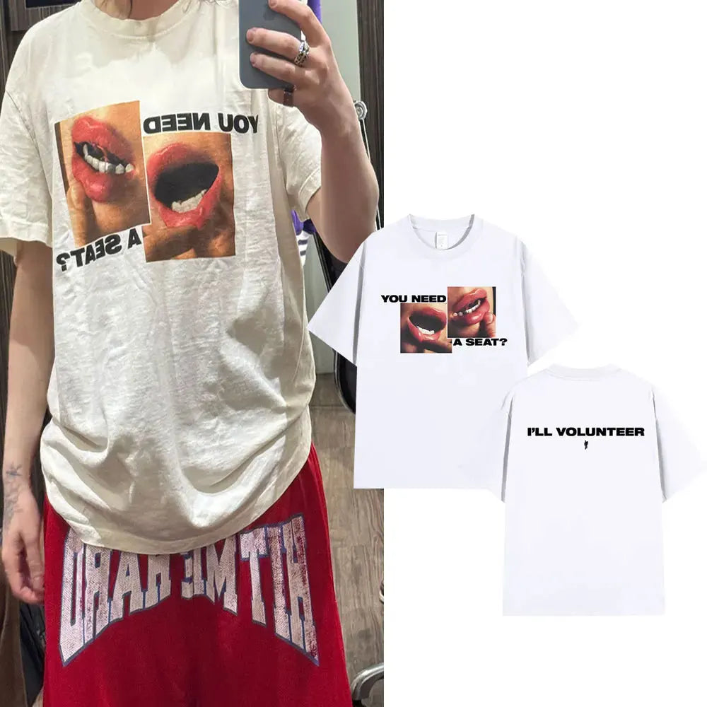 Hit Me Hard and Soft 2024 Tour T Shirt Men Women Fashion Hip Hop T Shirts 100% Cotton Loose Short Sleeve T-shirts Fans Gift Tops