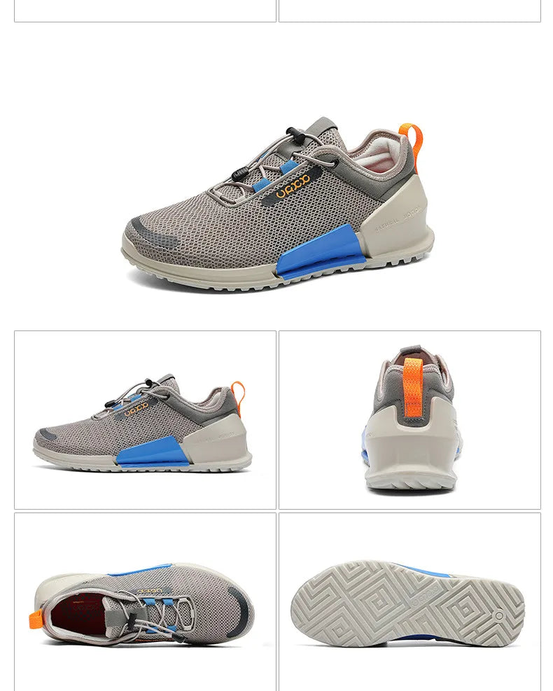 Lightweight Men's Running Shoes Outdoor Breathable Men Sports Shoes Anti-slip Male Sneakers Fashion Flexible Tennis Lace-up New