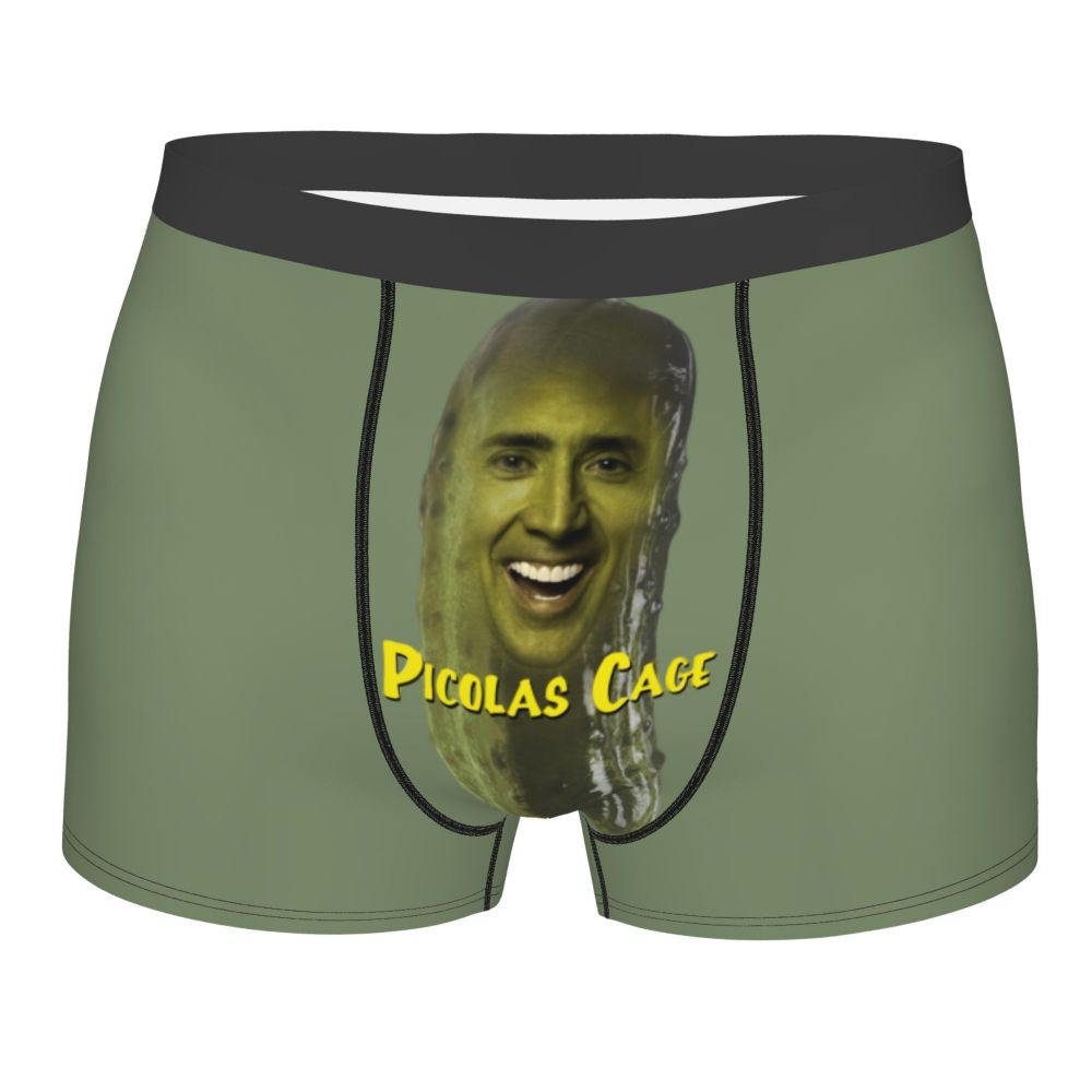 Custom Nicolas Cage Boxer Shorts For Homme 3D Printed Male Nic And His Girls Underwear Panties Briefs Breathbale Underpants