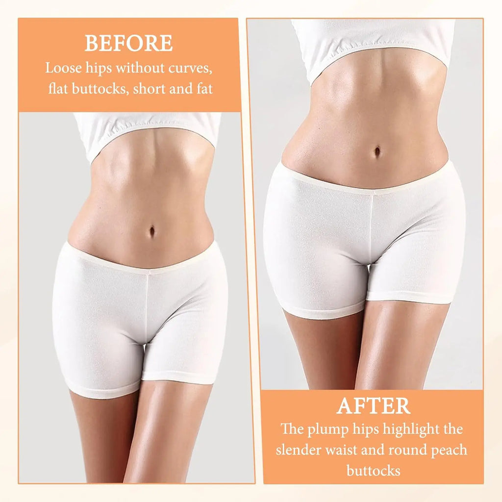 1PCS Silicone Hip Sticker False Hip Width Pad Non-marking Hip Simulation Self-adhesive To Improve The Depression on Both Sides