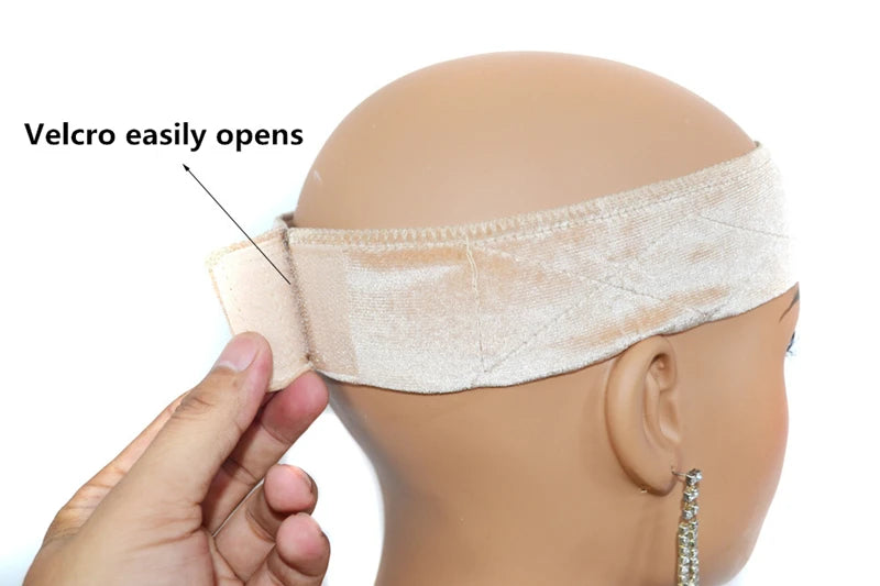 No-Slip Velvet Wig Grip Band for Lace Front Women's Stylish Hair Accessory Comfortable Headbands to Secure Your Wig