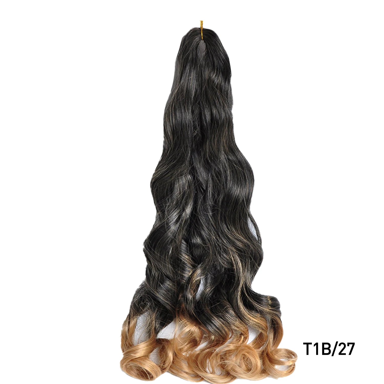 French Curls Braiding Hair Extensions 24Inch Synthetic Curl Hair Loose Wave Spiral Curl Crochet Hair Braids For Black Women