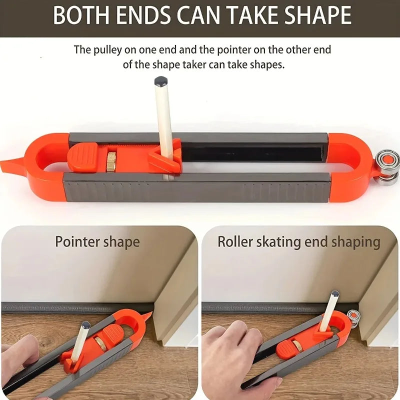 Precision Contour Gauge Scribe Tool for Woodworking Irregular Shape Profile Duplicator Tool for Van Conversion Projects