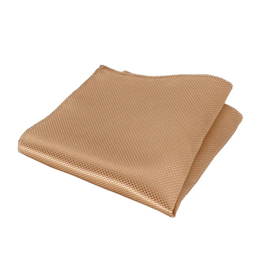 HUISHI Men's Hanky Jacquard Handkerchief Solid Plain Suits Pocket Square For Men Wedding Business Party Kanky Pocket Gifts
