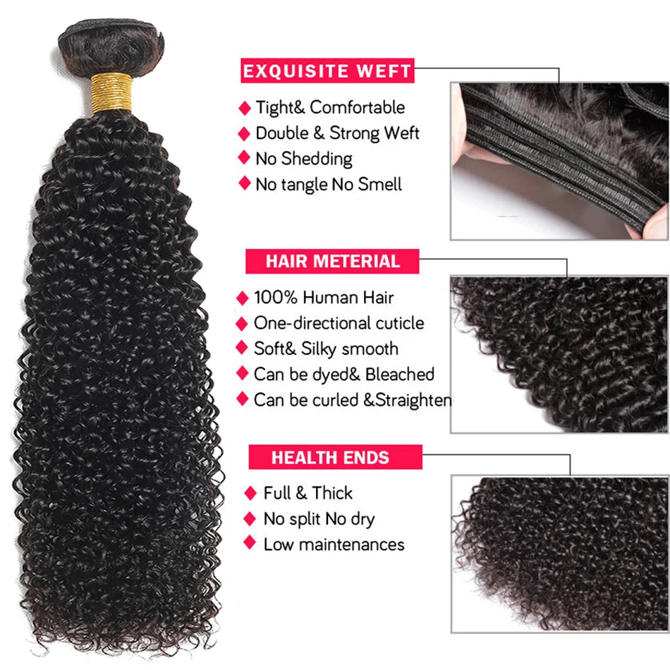 Best Kinky Curly Bundles 12A Human Hair Extensions Water Wave Wavy Bundles Raw Brazilian Hair Weave Tissage Wholesale Sale