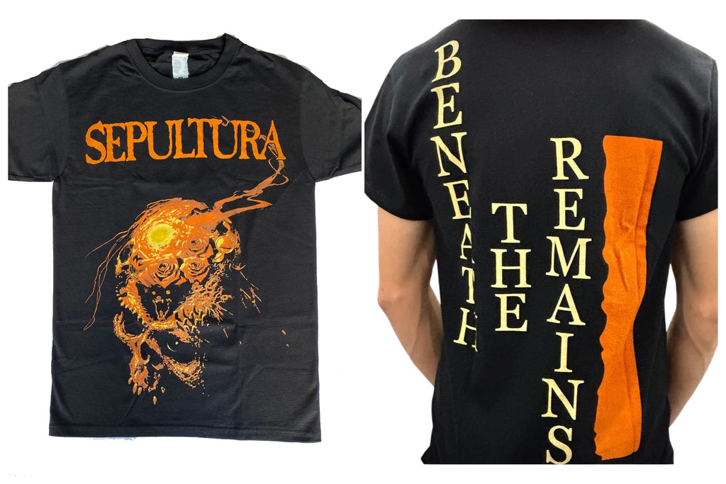 Rock Band Sepultura Print Short Sleeve Punk Retro Top Sports Casual Street Wear Retro T-shirt Casual Loose Top Unisex