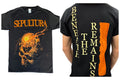 Rock Band Sepultura Print Short Sleeve Punk Retro Top Sports Casual Street Wear Retro T-shirt Casual Loose Top Unisex