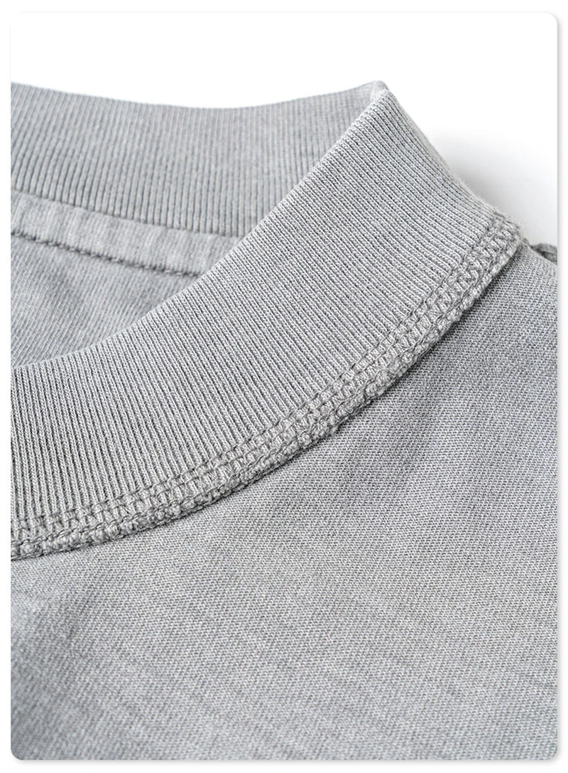ZODF Vintage 2024 Washed 270gsm Cotton Tank Tops For Men Unisex Summer Relax Fit Slit Sleeveless Vest Streetwears HY0777