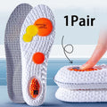 PU air cushion sports insoles Soft Comfort Shoes Pads Running Shock Absorption Shoe Sole Men Women arch support insole 1Pair