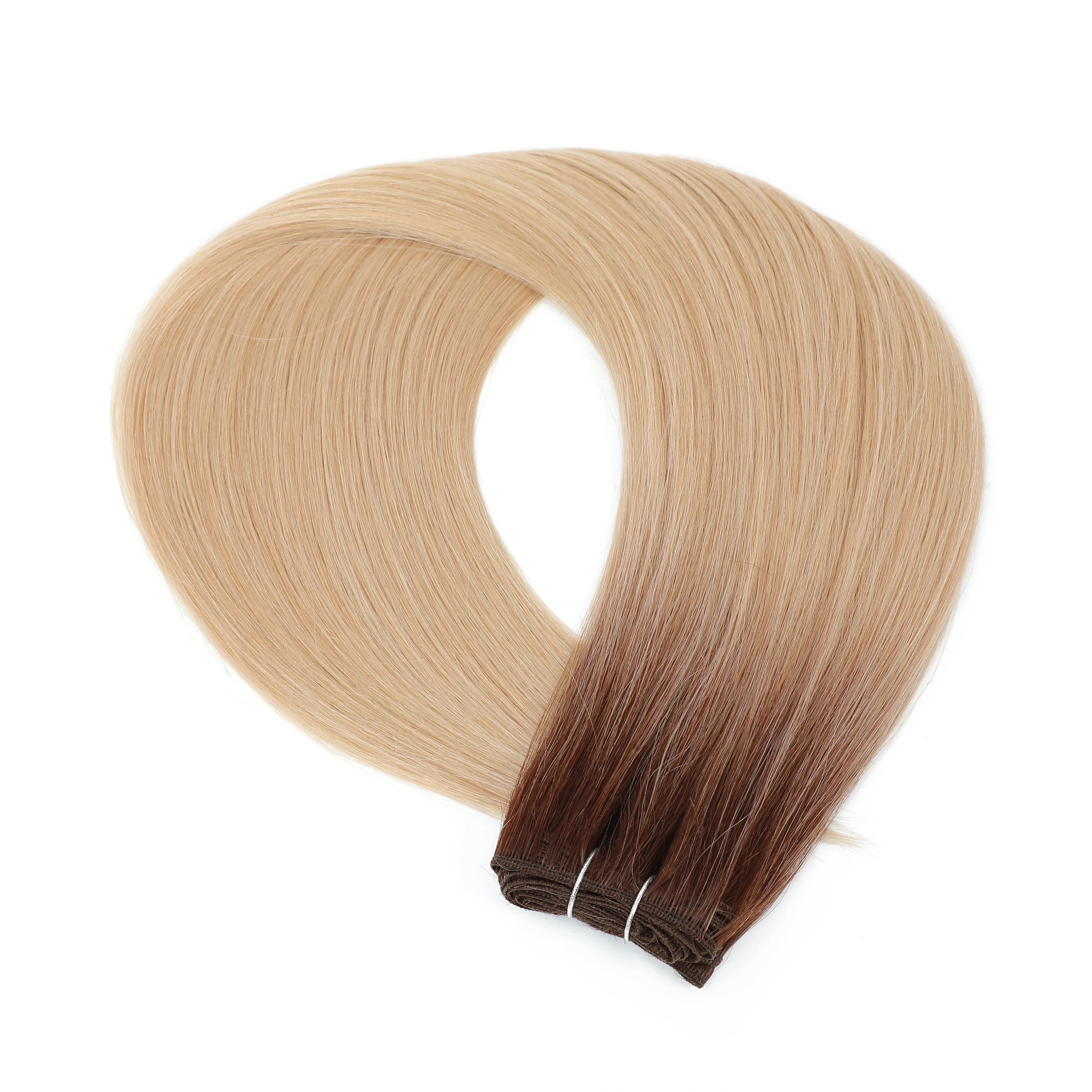 24-32 Inch Bio Protein Straight Hair Bundles Synthetic High Temperature 150g 200g Ombre Brown M888 Orange Soft Hair Weaving