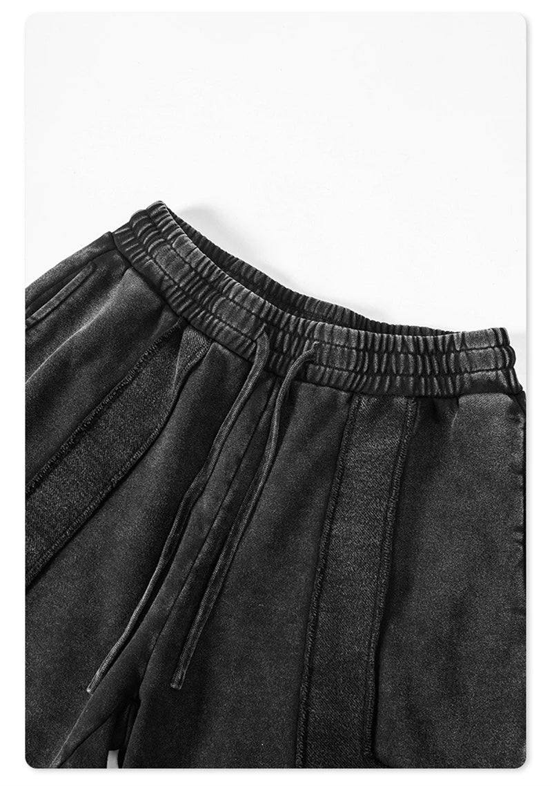 ZODF New 2024 Summer Men Washed Cotton Shorts Unisex Casual Loose 350gsm Comfortable Short Pants Brand Bottoms HY0792