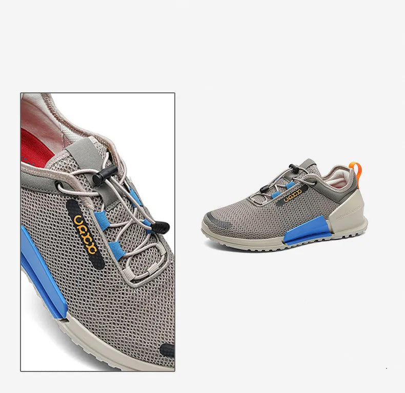 Lightweight Men's Running Shoes Outdoor Breathable Men Sports Shoes Anti-slip Male Sneakers Fashion Flexible Tennis Lace-up New