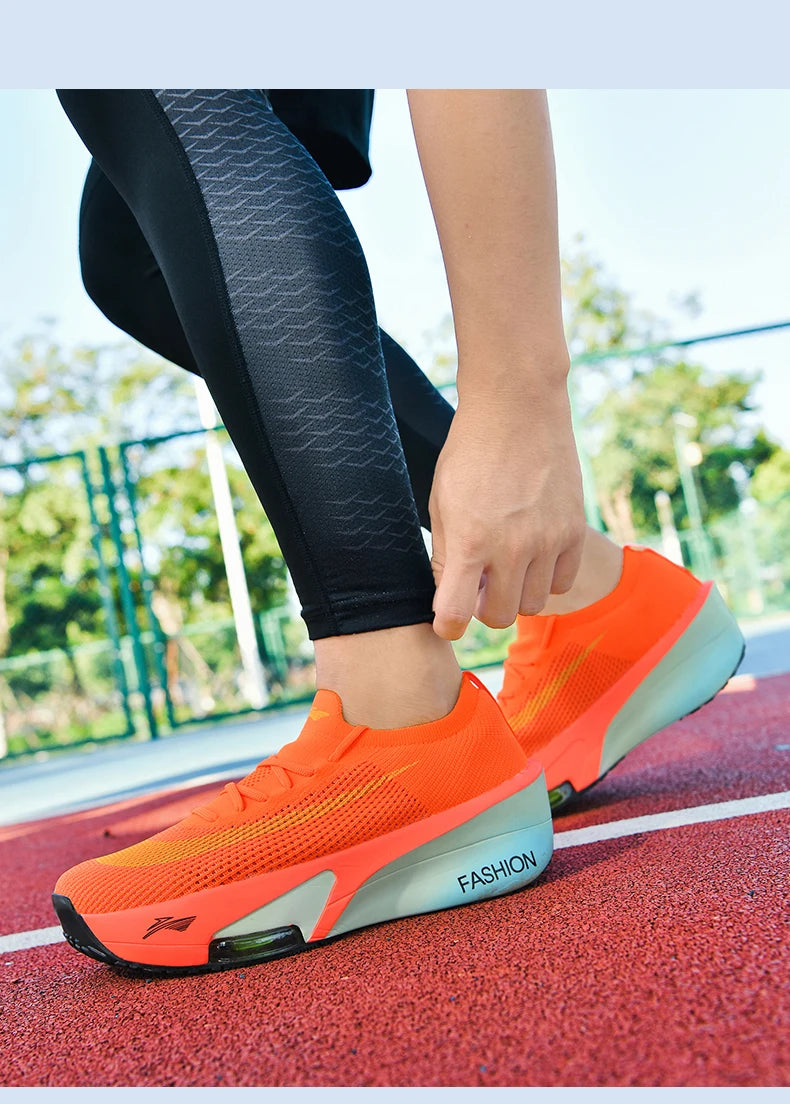 Air cushion Running Shoes Speciality Marathon Men Sports Breathable Lightweight Women's Comfortable Athletic Nonskid Sneakers