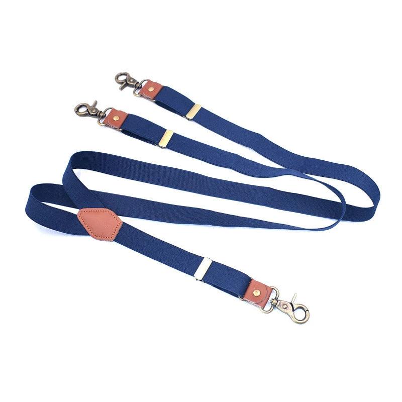 Vintage Men's Suspenders New 3 Hooks Suspenders Man For Pants Casual Mens Trouser Suspenders Fashion Adjustable Braces