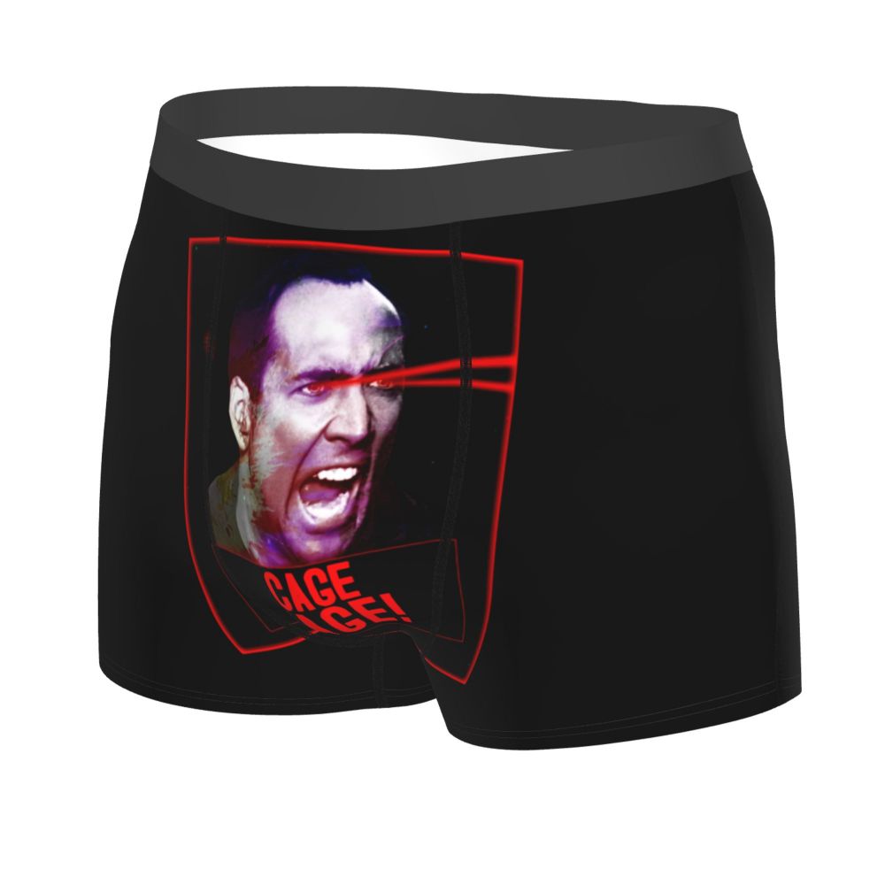 Custom Nicolas Cage Boxer Shorts For Homme 3D Printed Male Nic And His Girls Underwear Panties Briefs Breathbale Underpants