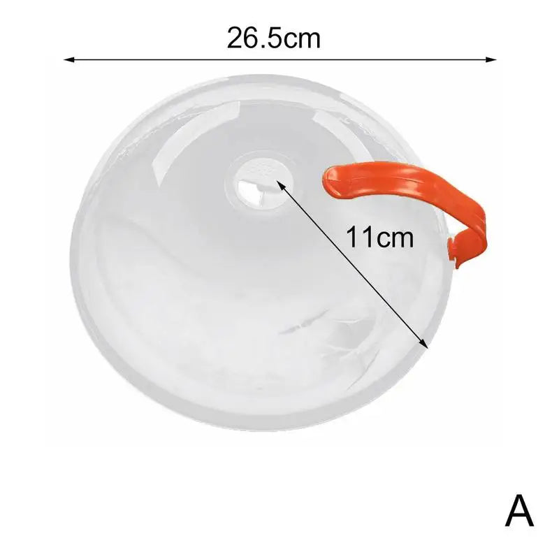 NEW Microwave Oil-proof Cover High Temperature Resistant Heating Cover Food Warming Cover with Steam Vent Fresh-keeping Cover