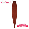 Miss Rola Synthetic Wholesale Bulk 6 Pieces 30Inch 28Inch 26Inch Pre Stretched Jumbo Braiding Hair Kanekalon EZ Twist Braid Hair
