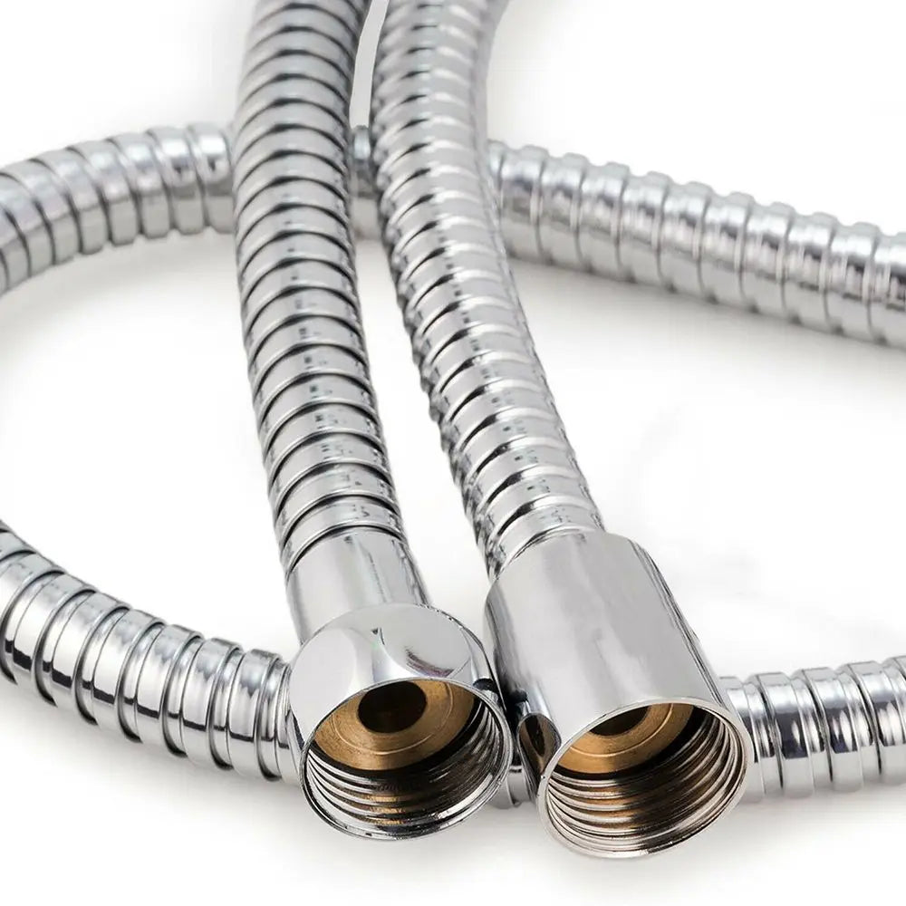 Flexible Stainless Steel Plumbing Hose Shower Head Tube Bathroom Pipe 1-3m