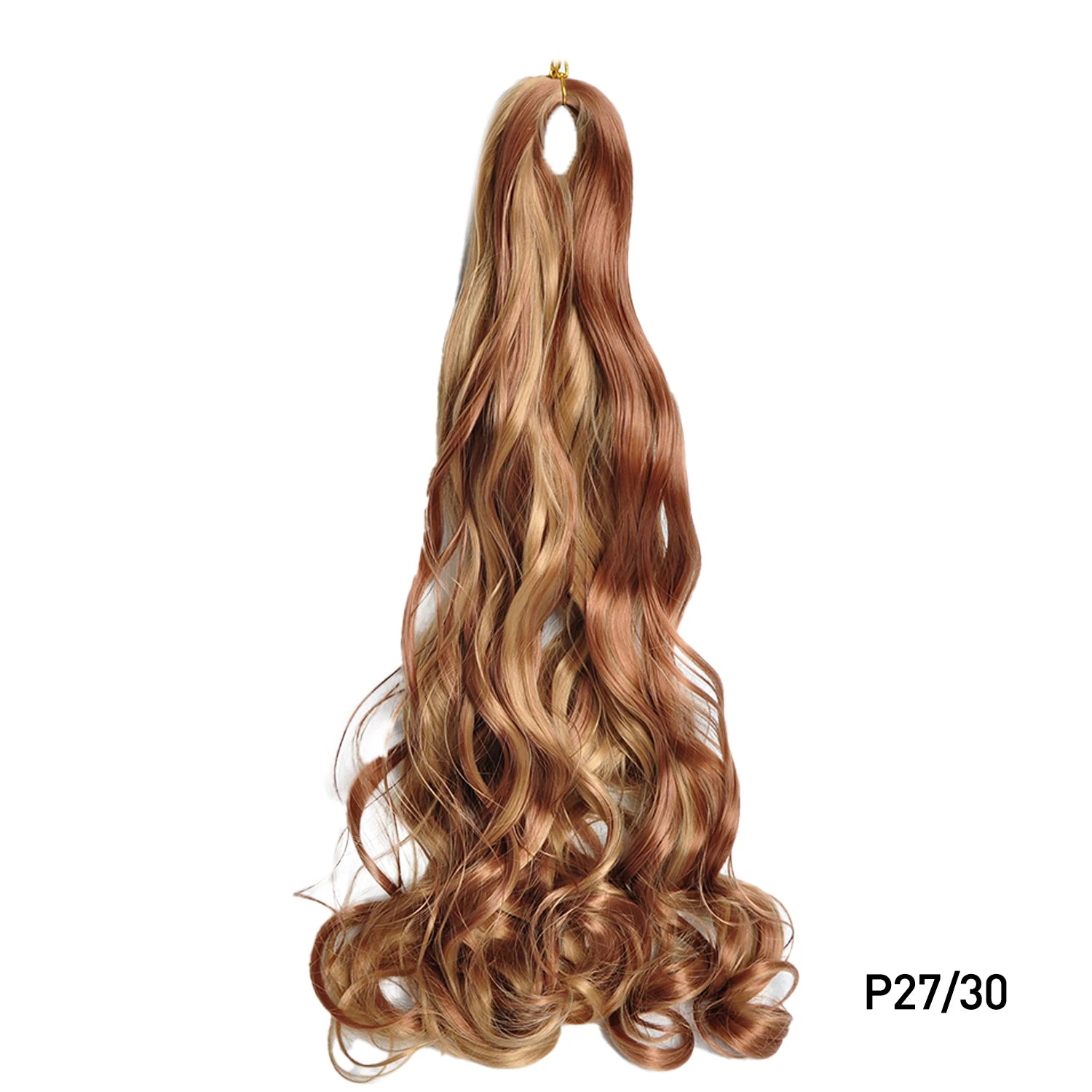 French Curls Braiding Hair Extensions 24Inch Synthetic Curl Hair Loose Wave Spiral Curl Crochet Hair Braids For Black Women