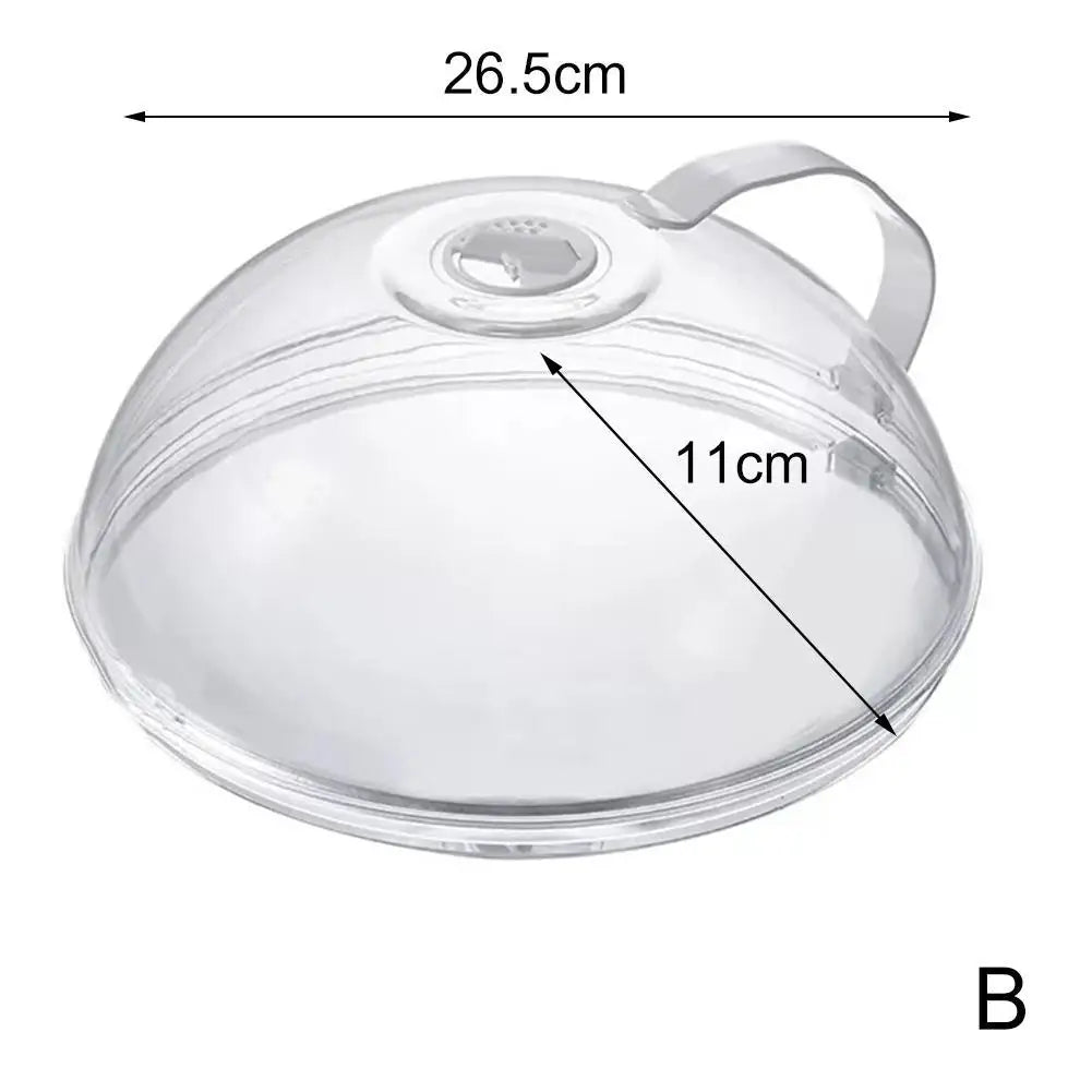 NEW Microwave Oil-proof Cover High Temperature Resistant Heating Cover Food Warming Cover with Steam Vent Fresh-keeping Cover
